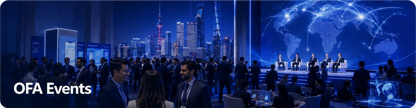 OFA Events global finance and fintech event banner